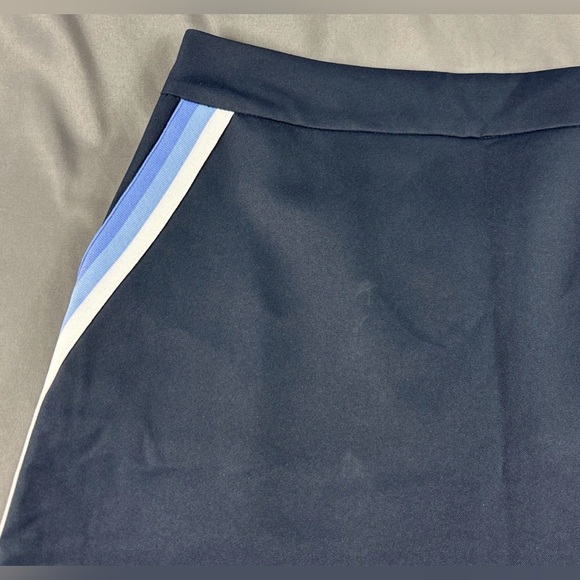 G/FORE G4 Womens Golf Skort Striped 8 Twilight Blue Nylon Spandex - Picture 2 of 9